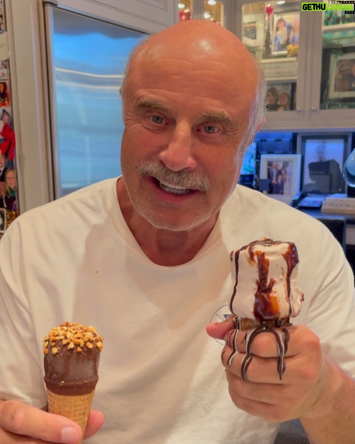 Phil McGraw - 46K Likes - Happy #nationalicecreamday