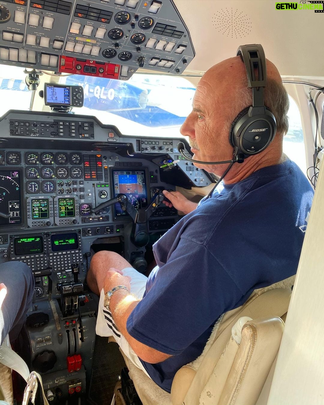 Phil McGraw Instagram - They say: “Any landing you walk away from is a good one!” I think the one I just made was right on the bubble! Ha! #pilot