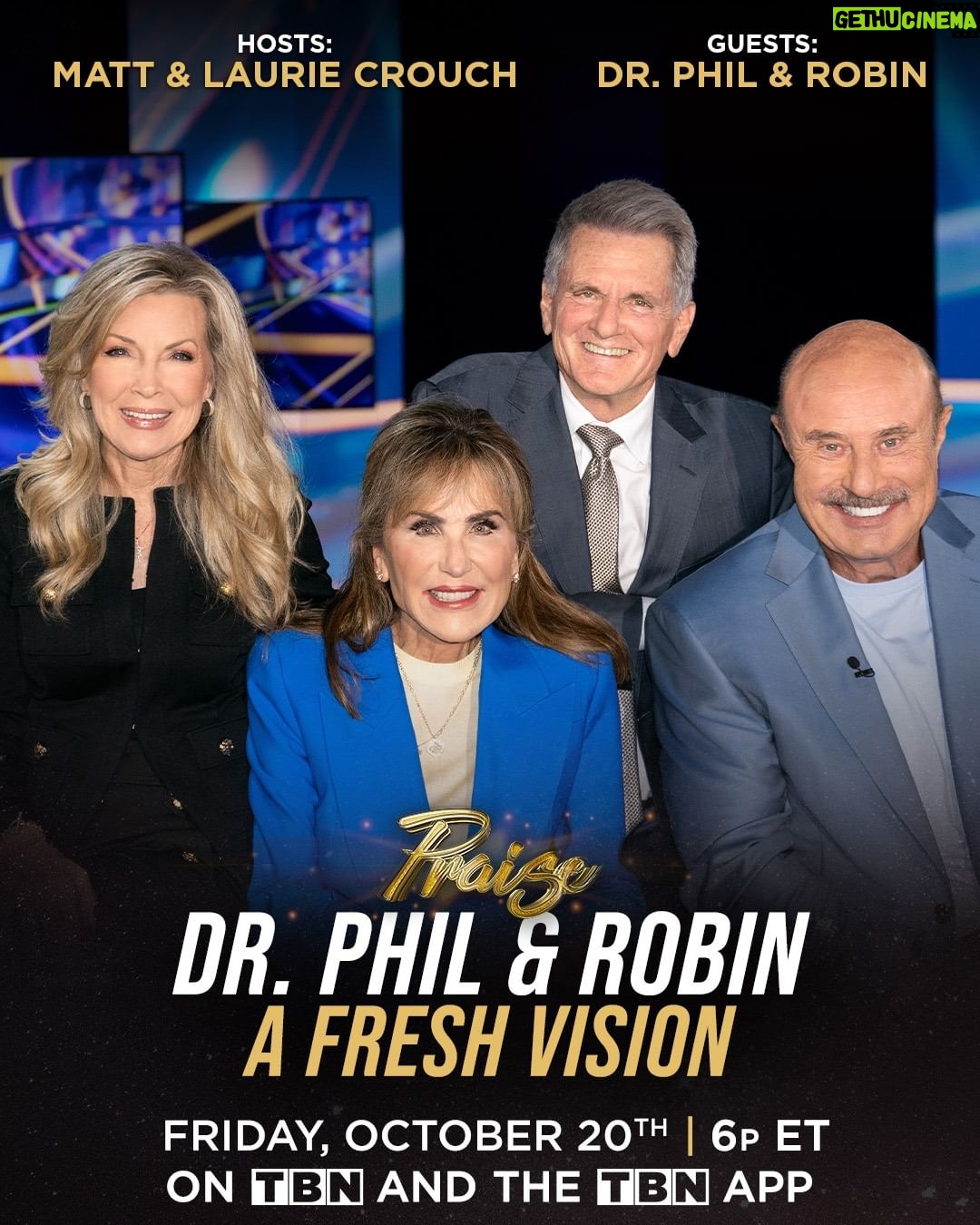 Phil McGraw Instagram - Tune in tonight or set your DVR. You don't want to miss this! @tbn