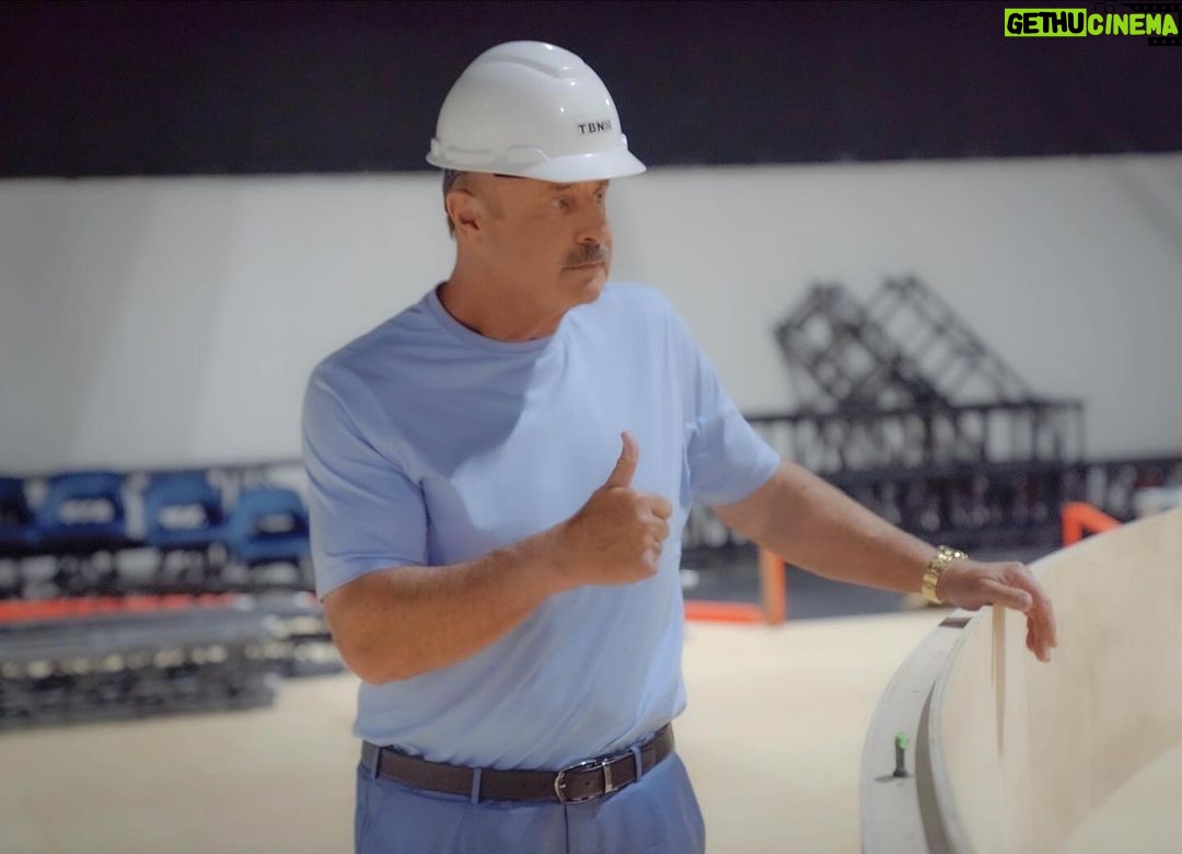 Phil McGraw Instagram - Launch day for @meritstreetmedia is coming up quick! Here are a couple of shots of my new set from where it started to where it is today.