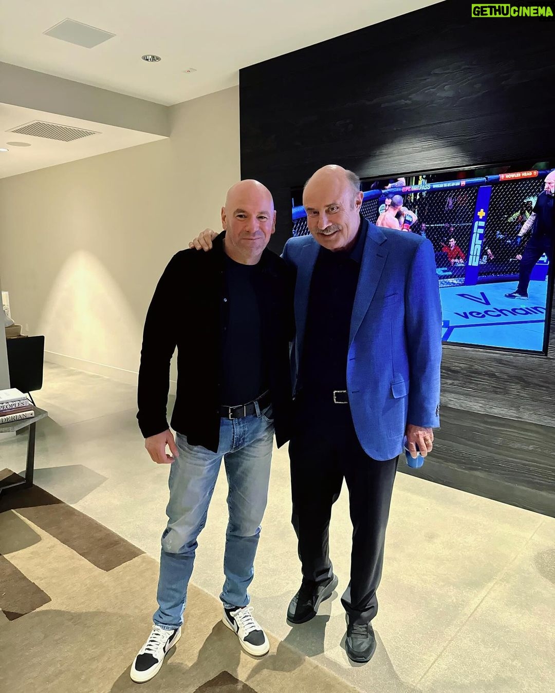 Phil McGraw Instagram - A quick trip to Vegas and straight back home to watch the Super Bowl with @robin_mcgraw UFC APEX