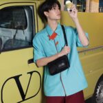 Phuwin Tangsakyuen Instagram - @maisonvalentino 📸 snap come and join #VALENTINOGARAVANIANDPORTER launch at Emquartier on 18th January!