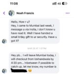 Pia Bajpiee Instagram - THE FACEBOOK DIARY @noah.francis.75 ..dude I don’t like ppl ending up at my door just like that and following me like this. I warned you so many times. APRIL2023