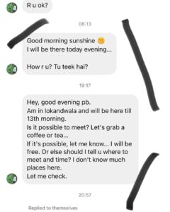 Pia Bajpiee Instagram - He is @noah.francis.75 stalking me since long..got my add from some where and ended up at my door. I told him to stay away and not to stalk. Warned him that if he does same thing again then I will complain to @mumbaipolice but he took it lightly @mumbaipolice @cybercrimes.cyberabad can you plz look into this. I have lots of messages like this from him. I don’t want idiot stalker around me, not good.. DECEMBER 2023
