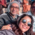 Pia Bajpiee Instagram – Four Musketeers of @cockcrowandshaika_ent , without a musket 😁 
Together forever 🙏😊♥️ @rajeshramsingh @piabajpai  @shaikaparween #pradeep 
@cockcrowpictures 
@shaikafilms

#wagahborder 
#amritsar Wagah Border
