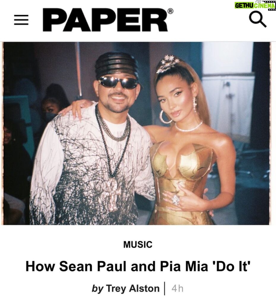 Pia Mia Instagram - “How We Do It” @duttypaul ft @piamia 🤍 out now