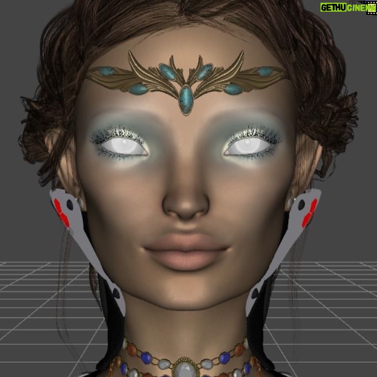 Pia Mia Instagram - Meet D1AD3MA 🤍 My idea and creation I’ve been working on since early this year w Ben Ditto. Coming soon! Slides: 1. Finished with textures 2. Early face sculpt 3. Early decoration / sculpt 4. Wire mesh view of the sculpt before developing textures 5. Finished wireframe