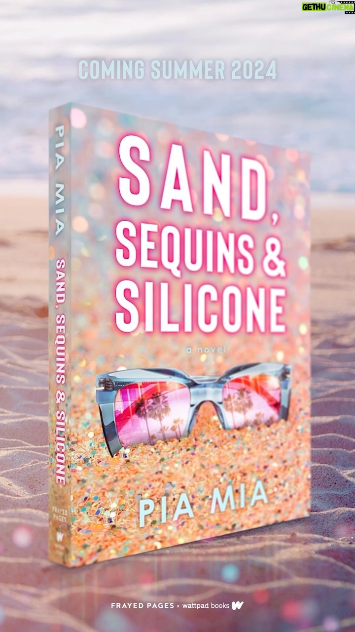 Pia Mia Instagram - “Sand, Sequins & Silicone” We are thrilled to share the cover for @piamia’s debut novel arriving Summer 2024 🎀 Peek inside the secrets, drama, fun and romance of Princess’ life as she takes Hollywood by storm. We can’t wait, it’s almost 💗 PRINCESS SEASON 💗