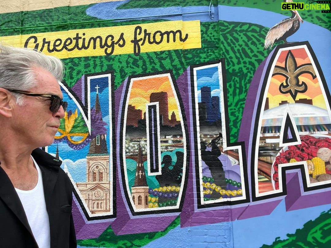 Pierce Brosnan Instagram - Fast Charlie back In Nolaπ₯π₯π₯π₯π₯π₯