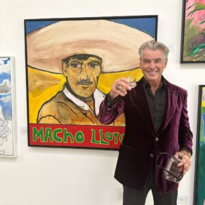 Pierce Brosnan Instagram - And that’s a wrap! Thank you to all who helped me launch SO MANY DREAMS and to those who came out in support of the exhibition. It was a dream come true on so many levels …and a wonderful way to celebrate my birthday! Thank you @rusha_co! Photos 2-6 by @keelyshayebrosnan 🌸© Pierce Brosnan #piercebrosnanart