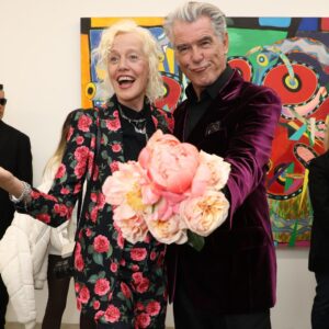 Pierce Brosnan Instagram - And that’s a wrap! Thank you to all who helped me launch SO MANY DREAMS and to those who came out in support of the exhibition. It was a dream come true on so many levels …and a wonderful way to celebrate my birthday! Thank you @rusha_co! Photos 2-6 by @keelyshayebrosnan 🌸© Pierce Brosnan #piercebrosnanart
