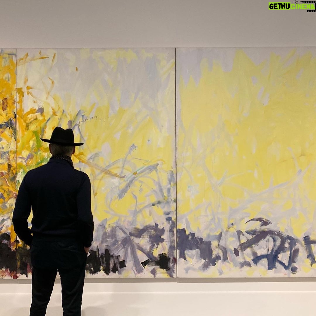 Pierce Brosnan Instagram - Artwork by Joan Mitchell. Photos by @keelyshayebrosnan