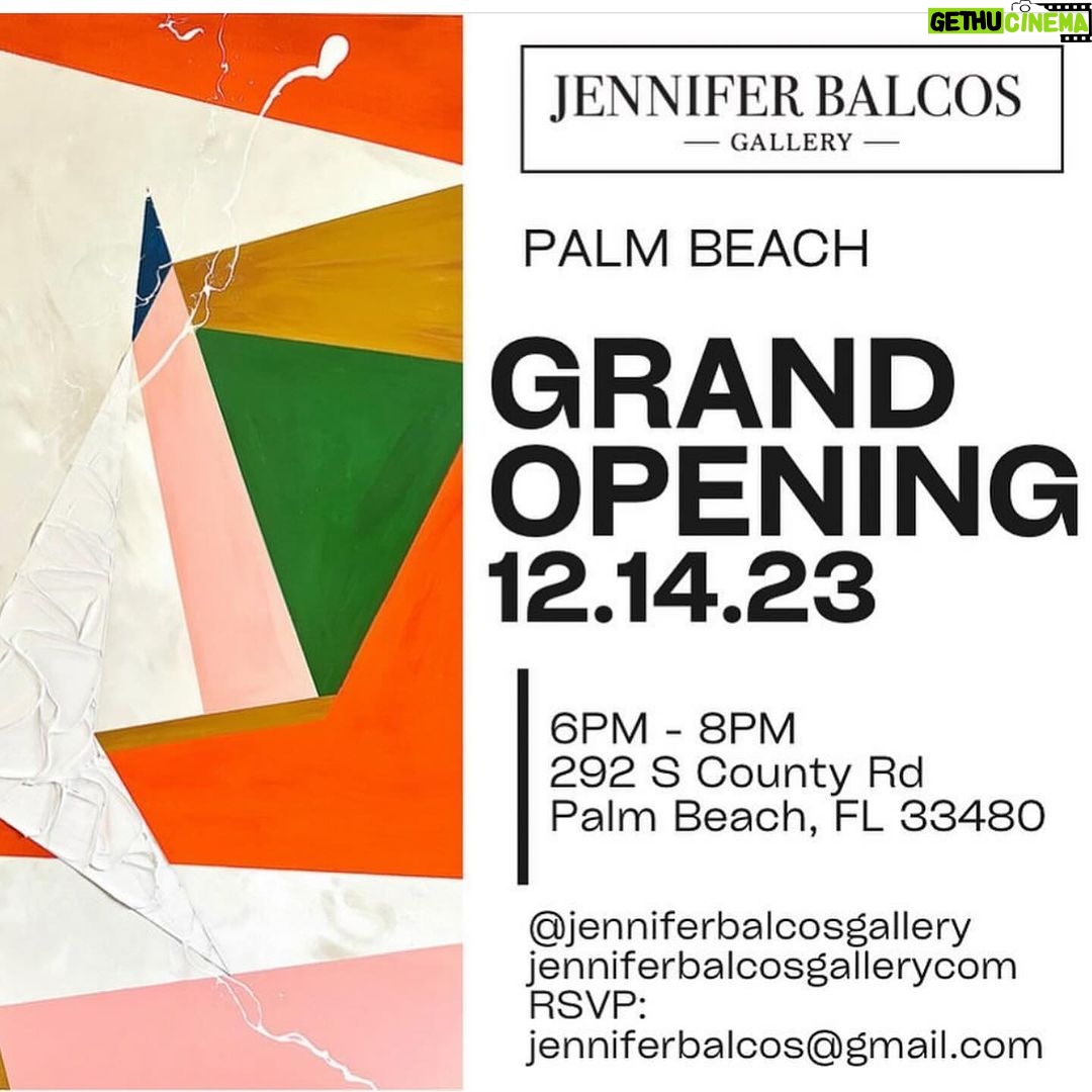 Pierce Brosnan Instagram - Congratulatuons @jenniferbalcos_gallery on your grand opening in Palm Beach. ✨ Proud to exhibit my artwork alongside such talented artists.