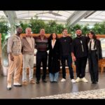 Pierce Brosnan Instagram - Black Adam cast, first day of press ! Here we go 💥💥💥wishing one and all every joy of success . It’s a feast of a movie. Toi toi toi