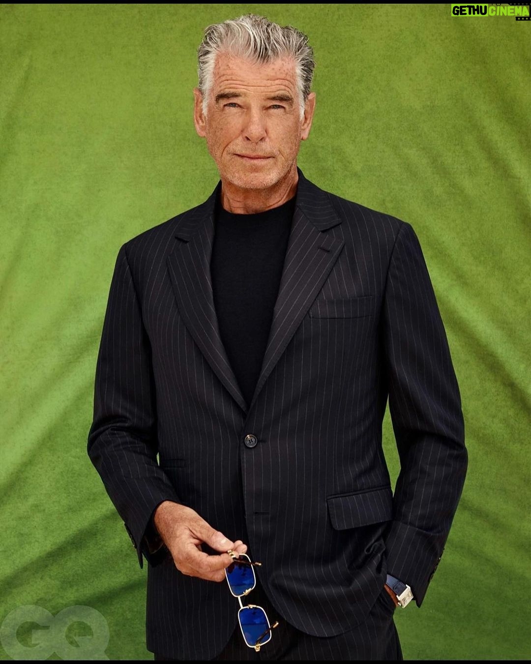 Pierce Brosnan Instagram - Thank you @britishgq