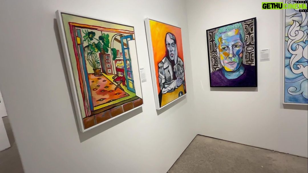 Pierce Brosnan Instagram - Proud to be exhibiting my work at #ArtMiami alongside @KaiArt 💥 You can find our art at @OLEA.art AM 409