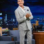 Pierce Brosnan Instagram - 💥💥💥Thank you Jimmy , always love doing your show, you make the world a better place pal. ❤️peace #FallonTonight Photographer: @toddowyoung