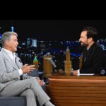 Pierce Brosnan Instagram - 💥💥💥Thank you Jimmy , always love doing your show, you make the world a better place pal. ❤️peace #FallonTonight Photographer: @toddowyoung