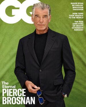 Pierce Brosnan Instagram - Behind the scenes @GQ. Read the full article at the link in bio. 

Photographer: @daniellelevitt
Stylist: @simonrasmussen … 💥💥💥Thank you one and all at GQ … the lads and I had a blast, a day to remember…and to each and every one of you who have supported the work all these years ❤️🙏☘️😎
