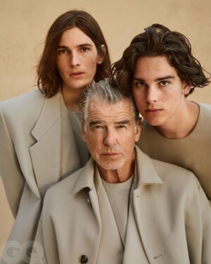 Pierce Brosnan Instagram - The Brosnan boys — Link in bio to read the full story.

Photographer: @daniellelevitt

Stylist: @simonrasmussen