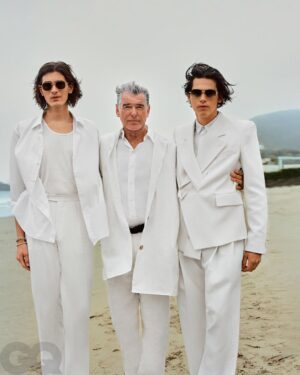 Pierce Brosnan Instagram - The Brosnan boys — Link in bio to read the full story.

Photographer: @daniellelevitt

Stylist: @simonrasmussen