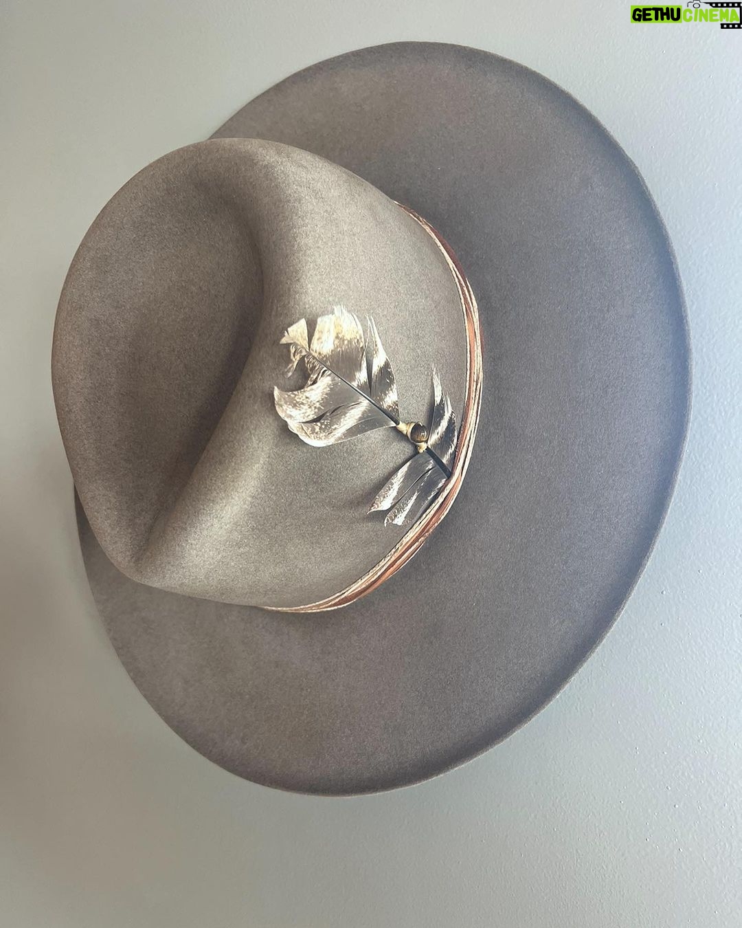 Pierce Brosnan Instagram - A new hat from Aspen Hatter, Austin Texas …making memories in Montana ☘️❤️