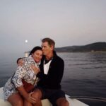 Pierce Brosnan Instagram - Night falls, the moon rises, the firmament divides the primal sea, and stars break from the heavens …home ward bound❤️Photo by Dominic Cooper