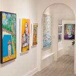 Pierce Brosnan Instagram - Congratulatuons @jenniferbalcos_gallery on your grand opening in Palm Beach. ✨ Proud to exhibit my artwork alongside such talented artists.
