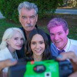 Pierce Brosnan Instagram - Family bonding has never been this funny. The Out-Laws premieres on Netflix July 7th! @Netflix #TheOutLaws