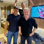 Piers Morgan Instagram – Three sporting legends.. a rugby World Cup winning captain, the greatest jockey of all time.. and the bloke who got Brian Lara out for 0. Arsenal Stadium