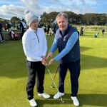Piers Morgan Instagram – What a fantastic week – again – at the wonderful @dunhilllinks pro-am golf tournament. New friendships made, old ones rekindled, sumptuous hospitality, and the best/worst of Scottish weather to test us out on three of the world’s greatest courses. I loved every second. My heartfelt thanks to Johann Rupert @cutmaker and his wife Gaynor for being the finest of hosts. To my pro @rossfisherpga who couldn’t have been more friendly & supportive even as I shanked it into gorse bushes. To all the Dunhill team and the staff at @carnoustiegolflinks @kingsbarnsgolflinks @thehomeofgolf for their amazing hard work and cheery good humour. To everyone at the Rusacks @marineandlawn which is such a great hotel. And especially to all the spectators who came out to support us, even in diabolical conditions. Just a brilliant week!