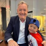 Piers Morgan Instagram - Meet my new buddy, Cooper Murray. He has Down’s syndrome and was found abandoned on a street corner in China in 2012 when he was just six months old. After a few years in an orphanage he was adopted by an American family, the Murrays, and is now travelling the US, throwing out the ceremonial first pitch at all 30 MLB stadiums to try and get other kids like him adopted from foster care. He’s such a nice young man, on a brilliant mission. As his parents said: ‘His journey is a testament to the power of opportunity, sometimes all a kid needs is a chance.’ Read up about him and his campaign here: teamcoop21 Manhattan, New York