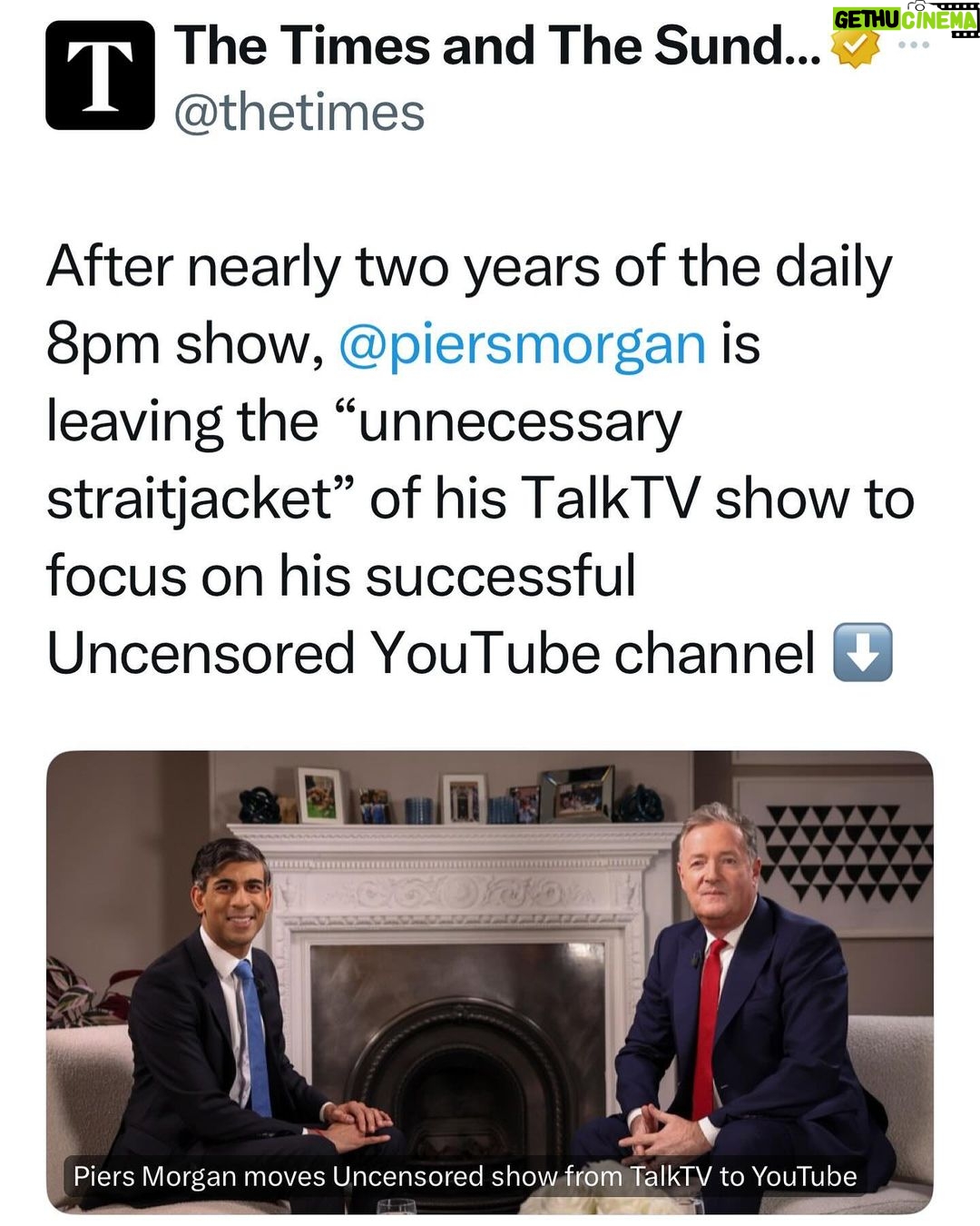 Piers Morgan Instagram - Some personal (exciting) news! 🚀
