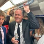 Piers Morgan Instagram - On way to the @officialntas - first time on the tube in 30+ years. Hasn’t got any cooler has it… 🥵 The O2