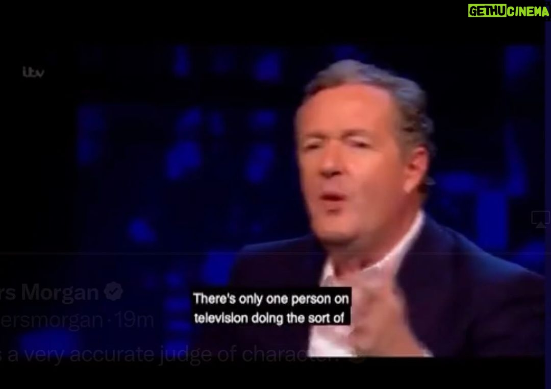Piers Morgan Instagram - Parky was an astute judge of character. 🤣