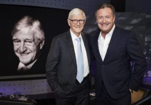 Piers Morgan Instagram - RIP Parky. 
The 🐐 of TV interviewers. Wonderful character, great writer, sublimely talented  broadcaster, and hilarious lunch partner. Loved him.
