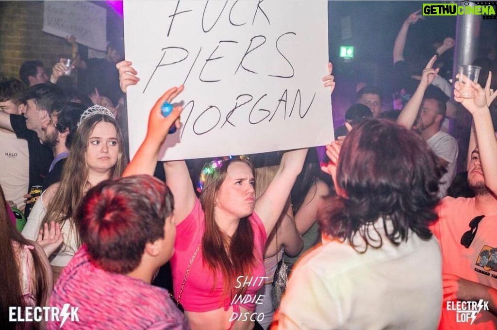 Piers Morgan Instagram - Great to see how popular I am on the Liverpool disco scene. 🤣 (ps it won’t be happening, luv - sorry.)
