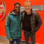 Piers Morgan Instagram – BUKAYO! What a player… great to finally meet you @bukayosaka87 👍👍