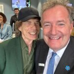 Piers Morgan Instagram – That moment you discover your head is twice the size of Mick Jagger’s. #Ashes Oval Cricket Ground