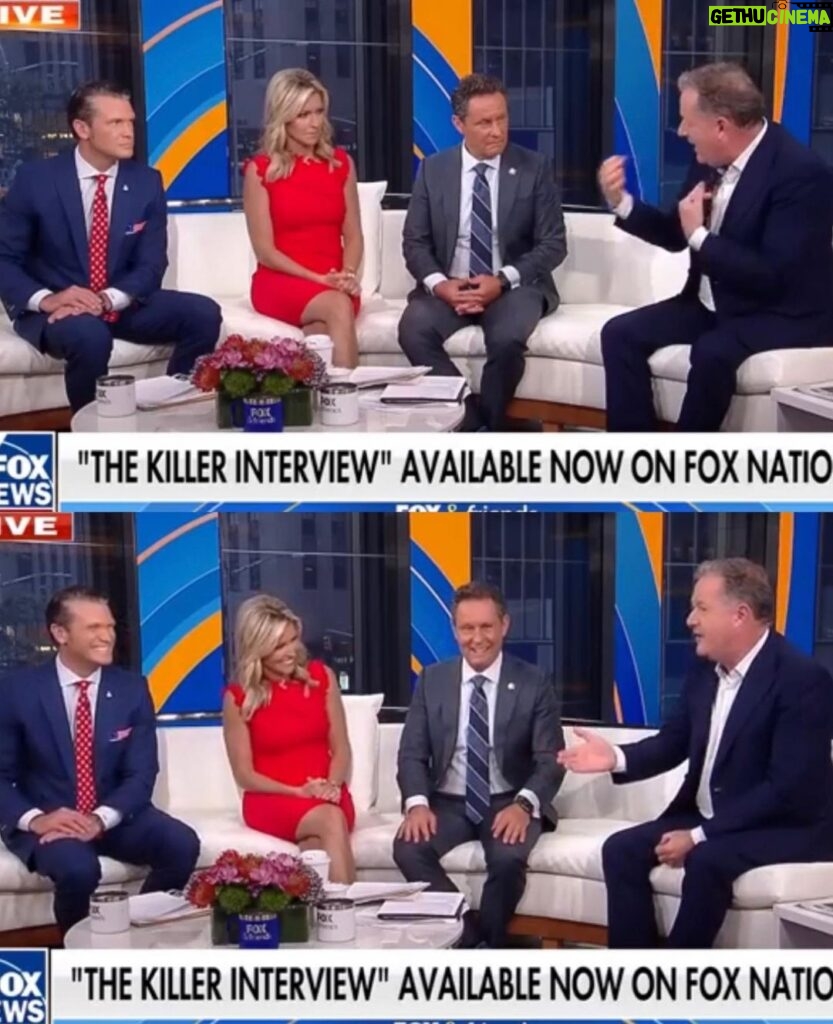 Piers Morgan Instagram - A fun 48hrs in New York promoting my new and distinctly unfunny crime series on @foxnation - interviewing some of America’s worst murderers and serial killers. Thanks to all my Fox co-workers for their usual warm welcome.