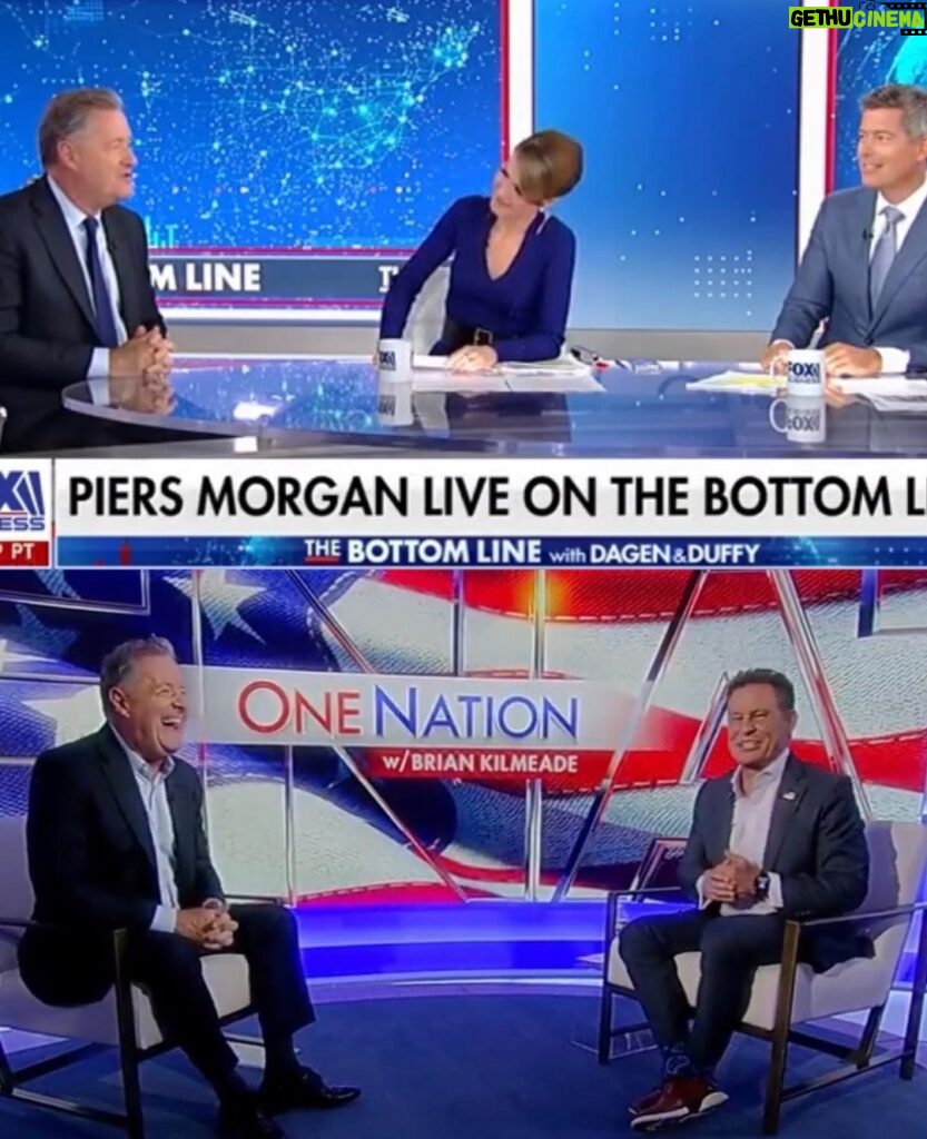 Piers Morgan Instagram - A fun 48hrs in New York promoting my new and distinctly unfunny crime series on @foxnation - interviewing some of America’s worst murderers and serial killers. Thanks to all my Fox co-workers for their usual warm welcome.