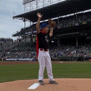 Piers Morgan Instagram - Meet my new buddy, Cooper Murray. He has Down’s syndrome and was found abandoned on a street corner in China in 2012 when he was just six months old. After a few years in an orphanage he was adopted by an American family, the Murrays, and is now travelling the US, throwing out the ceremonial first pitch at all 30 MLB stadiums to try and get other kids like him adopted from foster care. He’s such a nice young man, on a brilliant mission. As his parents said: ‘His journey is a testament to the power of opportunity, sometimes all a kid needs is a chance.’ Read up about him and his campaign here: teamcoop21