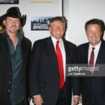 Piers Morgan Instagram – Amazing who you bump into walking through Beverly Hills… it’s been 15 years since I beat @traceadkins in the Celebrity Apprentice finale, when host Donald Trump pitched us as ‘USA vs UK, Good vs Evil’ … Trace wasn’t happy when I whipped his a** , but time’s a healer and it was great to see my old sparring partner looking so well and happy (and still ridiculously tall!). Such a nice guy, and a fabulous singer. Doing that show was great for both of us. 
Ps Anyone know what happened to Trump? Beverly Hills, California