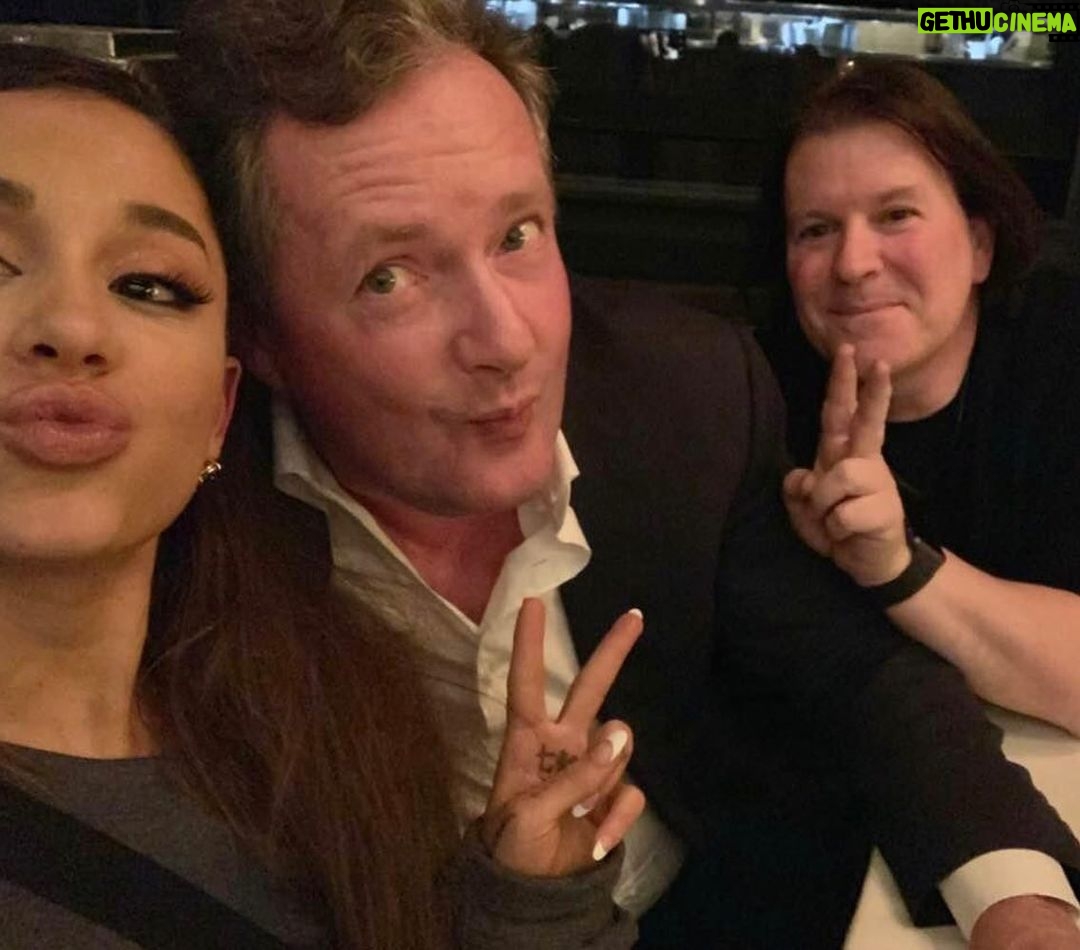 Piers Morgan - 26.2K Likes - 4yrs ago today, I lost my manager and great friend, John Ferriter. This was one of the last dinners we had together in LA, five months earlier, and it was a typical John night.. crazy stuff like this random encounter with @arianagrande just always seemed to happen whenever we met up. It was one of my favourite nights with him and we laughed all the way home afterwards. I’ve never replaced him as manager because it turned out he really was irreplaceable. RIP mate, I miss you.
