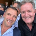 Piers Morgan Instagram - Now this guy was a proper striker. Great day at the cricket (first time he’d been…) with the legendary @andriyshevchenko - could have done with some of his lightning speed and lethal finishing power in England’s bowling today… Lord's Cricket Ground