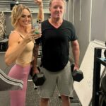 Piers Morgan Instagram – Have you ever seen a personal trainer more ecstatically thrilled at their client’s Olympian-level progress? 💪 Roar Classes