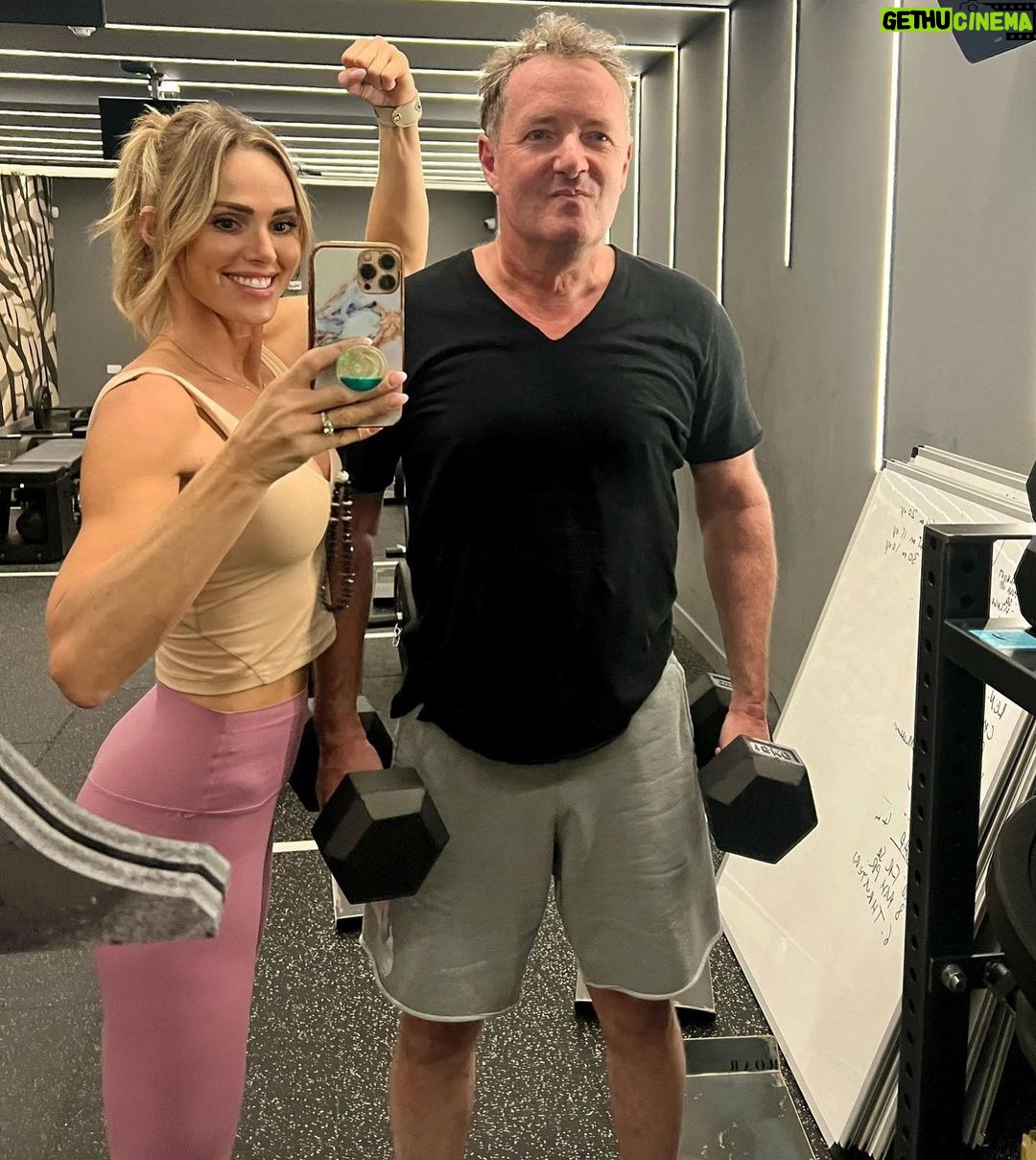 Piers Morgan - 24.2K Likes - Have you ever seen a personal trainer more ecstatically thrilled at their client’s Olympian-level progress? 💪
