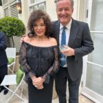 Piers Morgan Instagram – The birthday girl! 
Lovely dinner to celebrate the great Dame @joancollinsdbe , who as usual looked younger than me, and infinitely more glamorous. London, United Kingdom