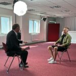 Piers Morgan Instagram - What a day yesterday… my first ever visit to the hallowed Arsenal training ground at Colney to conduct what turned out to be an incredibly powerful interview with our Ukrainian superstar @zinchenko about the cold, hard reality of this barbaric war for him, his country and his people. Such an impressive, eloquent and passionate young man. Thanks Alex! (Pic by @celinenonon ) London Colney