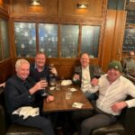 Piers Morgan Instagram - Annual Christmas lunch with my oldest and best village friends. We grew up together, went to school together, played cricket together, bought our first house together, went to each other’s weddings together, celebrated the arrival of each other’s children together, and have dined, partied and attended sporting events together for 45 years. They’ll always be my best mates.. because they know too much! Great to see you chaps, especially Miles who’s handling his health ordeal with such good humour and courage. 👍 Hawksmoor Borough - Steak Restaurant